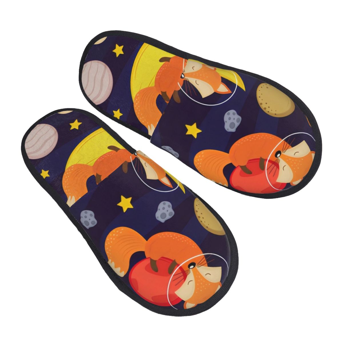 Men Shoes Illustration - 여성 남성용 털 슬리퍼 패션 플러피
