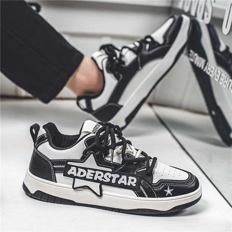 Men Shoes Brands - 라운드 노즈 고무 밑창 귀여운 스니커즈