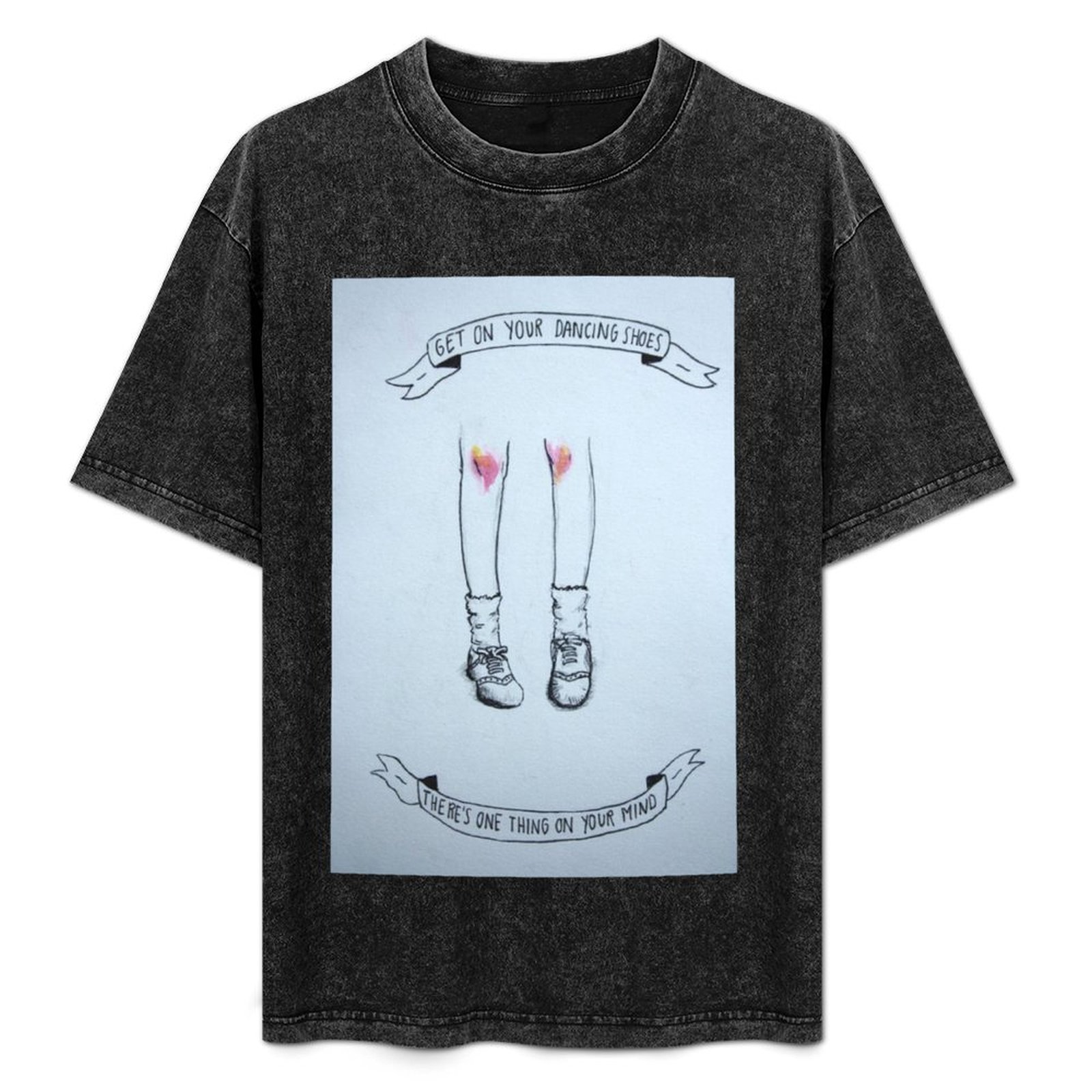 Men Shoes Illustration - Arctic Monkeys Dancing Shoes 일러스트레이션 티셔츠