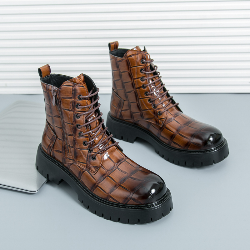 Men Shoes Brands - 여름 남성 패션 첼시 부츠 블랙