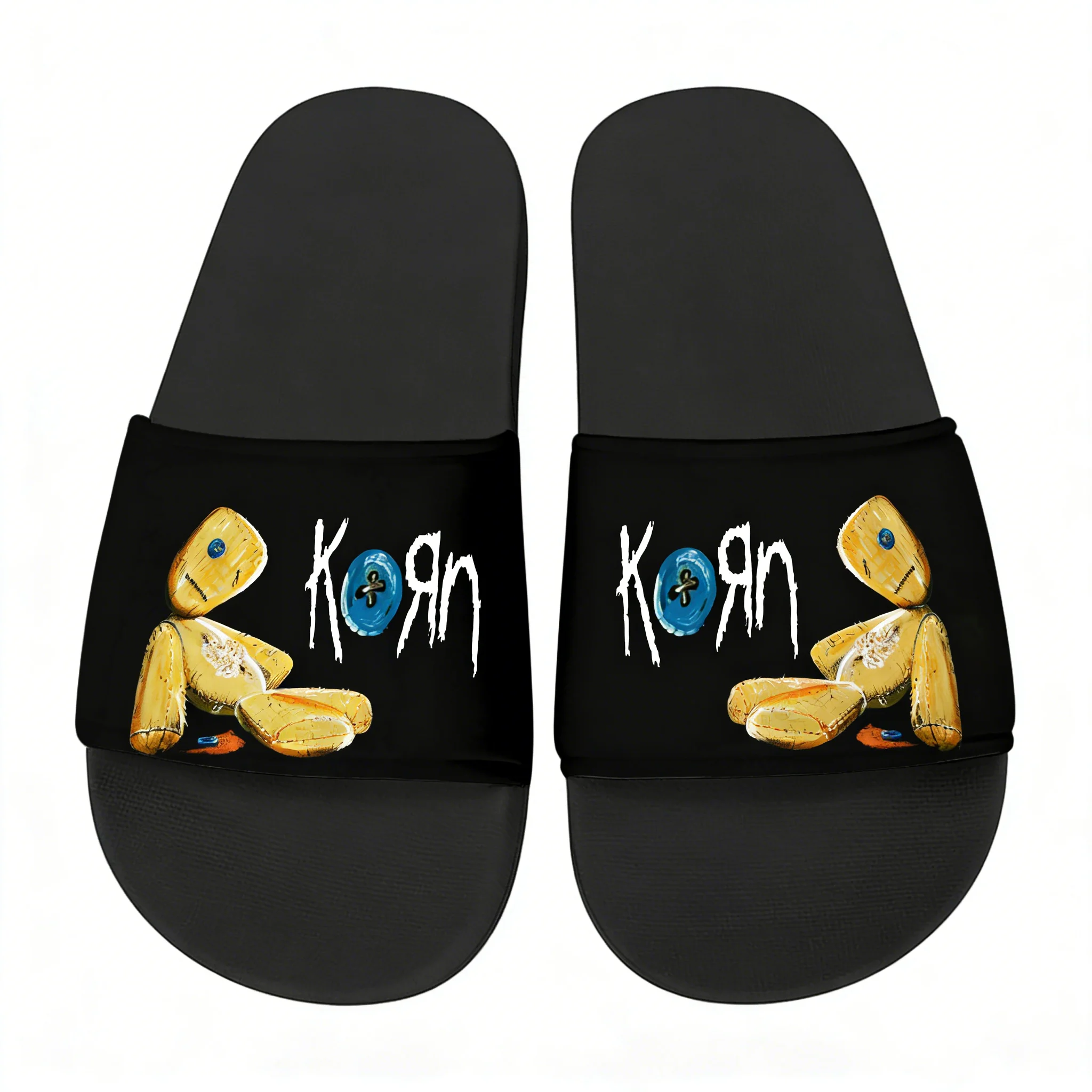 Men Shoes High - Korn Rock Band 슬리퍼 홈 워터