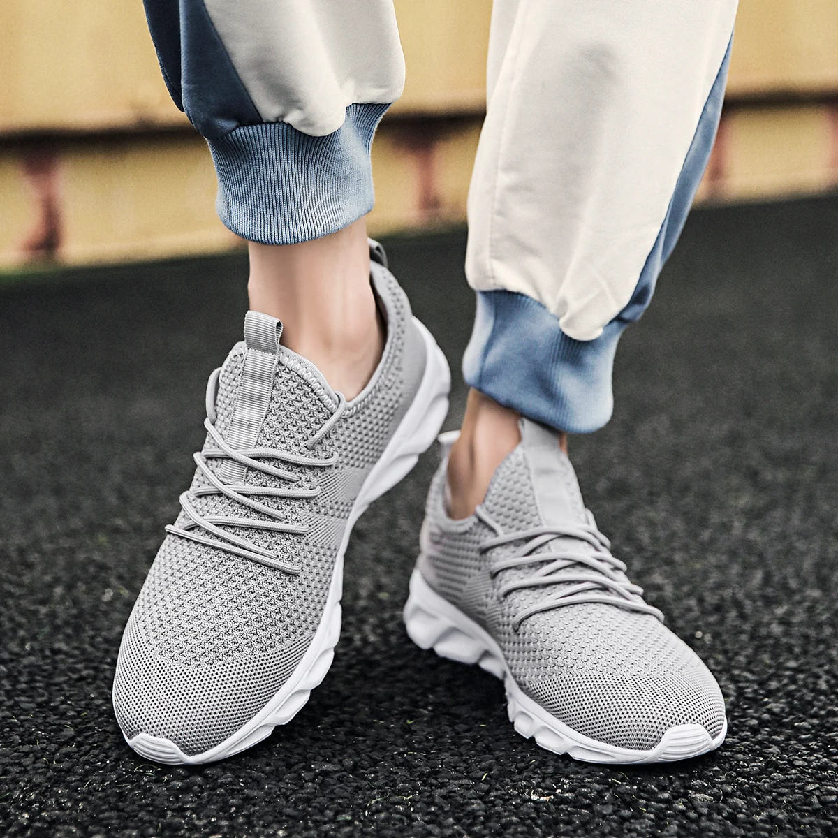 Men Shoes Running Sale - 통기성 남성 스니커즈 캐주얼 미끄럼 방지