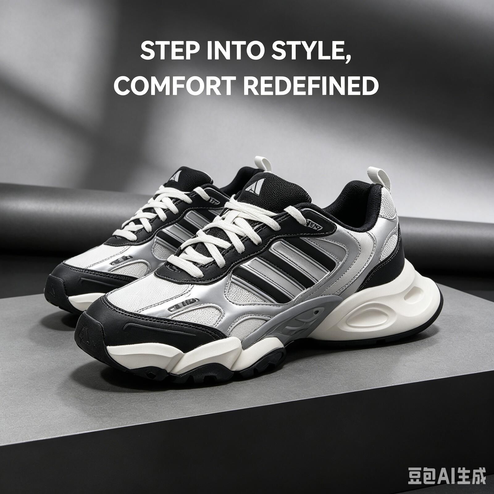 Men Shoes Jd - 아디다스 블랙 화이트 3 스트라이프 통기성