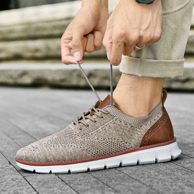 Men'S Shoes Dress Casual - 남성 캐주얼 신발 클래식 통기성 브로그