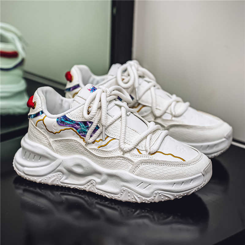 Men'S Shoes Popular - 라운드 풋 키 하이트 바스켓 러닝