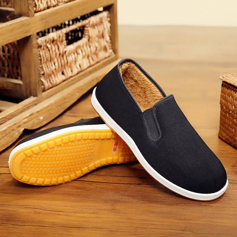 Men'S Shoes Slip On - 2026 겨울 신상 남성 캐시미어 코튼