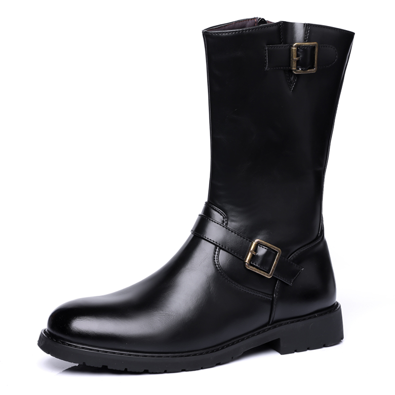 Men Shoes Brands - 남성 패션 하이탑 부츠 스테이지 나이트