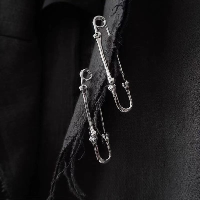 펑크 록 실버 컬러 메탈 불규칙한 뼈 디자인 브로치 패 - Men Shoes Jd 리뷰 및 가격