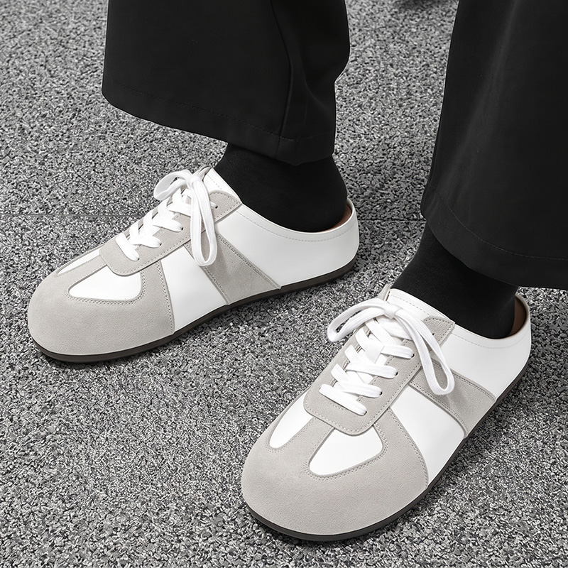 남성용 뮬 슈즈 스포츠 라운드 토 플랫 캐주얼 스니커즈 - Men'S Shoes With Support 리뷰 및 가격