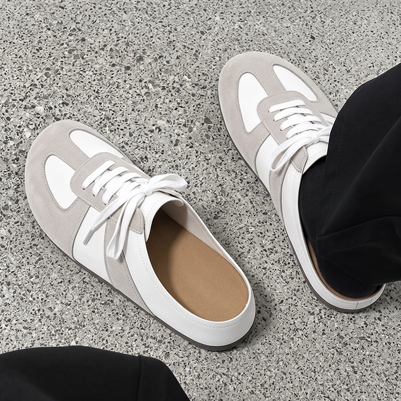 남성용 뮬 슈즈 스포츠 라운드 토 플랫 캐주얼 스니커즈 - Men'S Shoes With Support 리뷰 및 가격