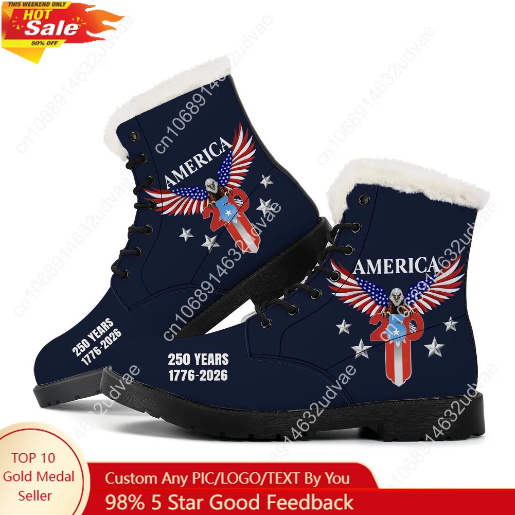 미국 250주년 기념 1776-2026 플러시 부츠 남 - Men Shoes High 리뷰 및 가격