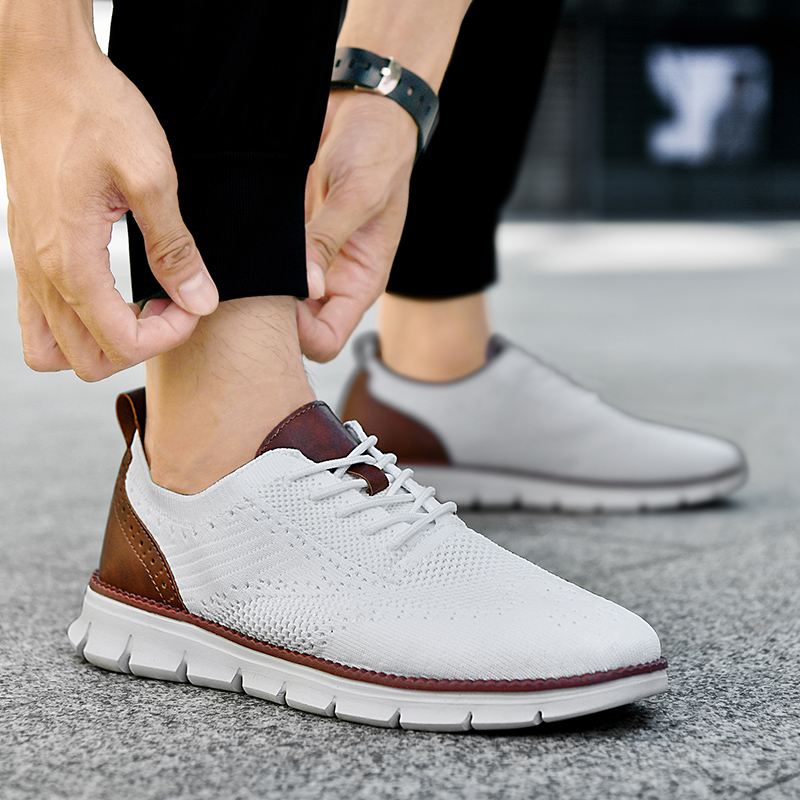 남성 캐주얼 신발 클래식 통기성 브로그 플랫 쿠셔닝 컬 - Men'S Shoes Dress Casual 리뷰 및 가격