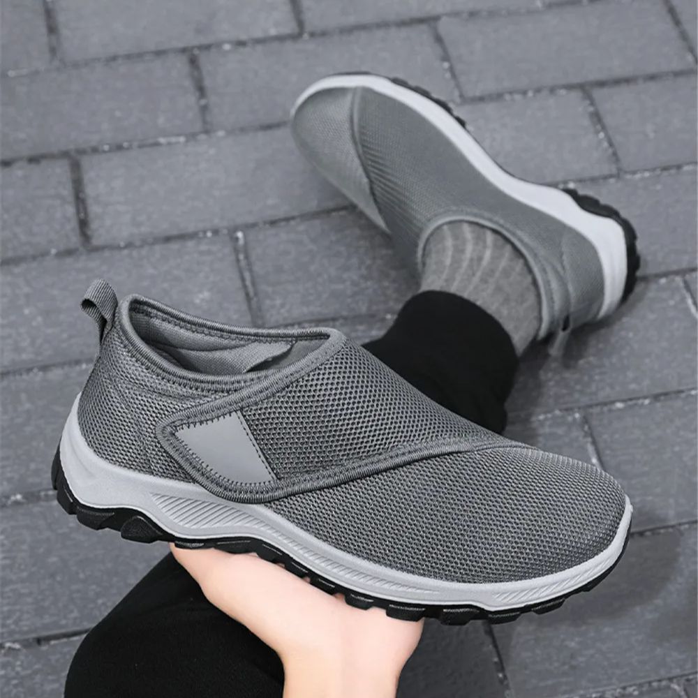 남녀공용 통기성 메쉬 슬립온 슈즈, 조절 가능한 스트랩 - Men'S Shoes Slip On 리뷰 및 가격