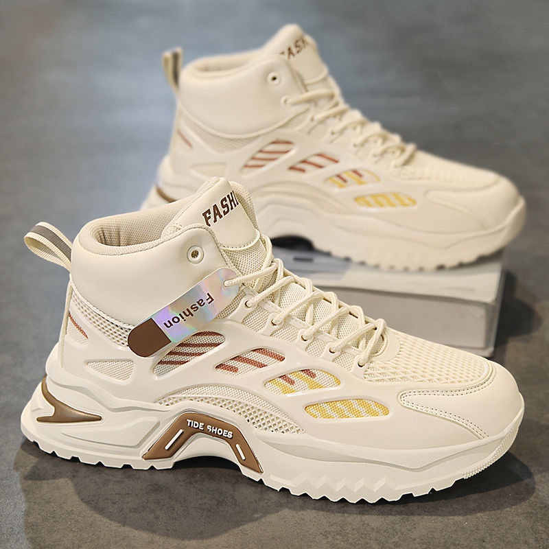 남성 패션 아웃도어 통기성 하이탑 슈즈 두꺼운 밑창 메 - Men Shoes Models 리뷰 및 가격