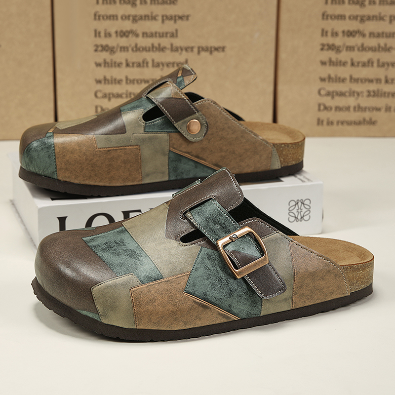 유니섹스 코르크 클로즈드 토 슬리퍼 슬립온 클로그 슬라 - Men Shoes On Sale 리뷰 및 가격