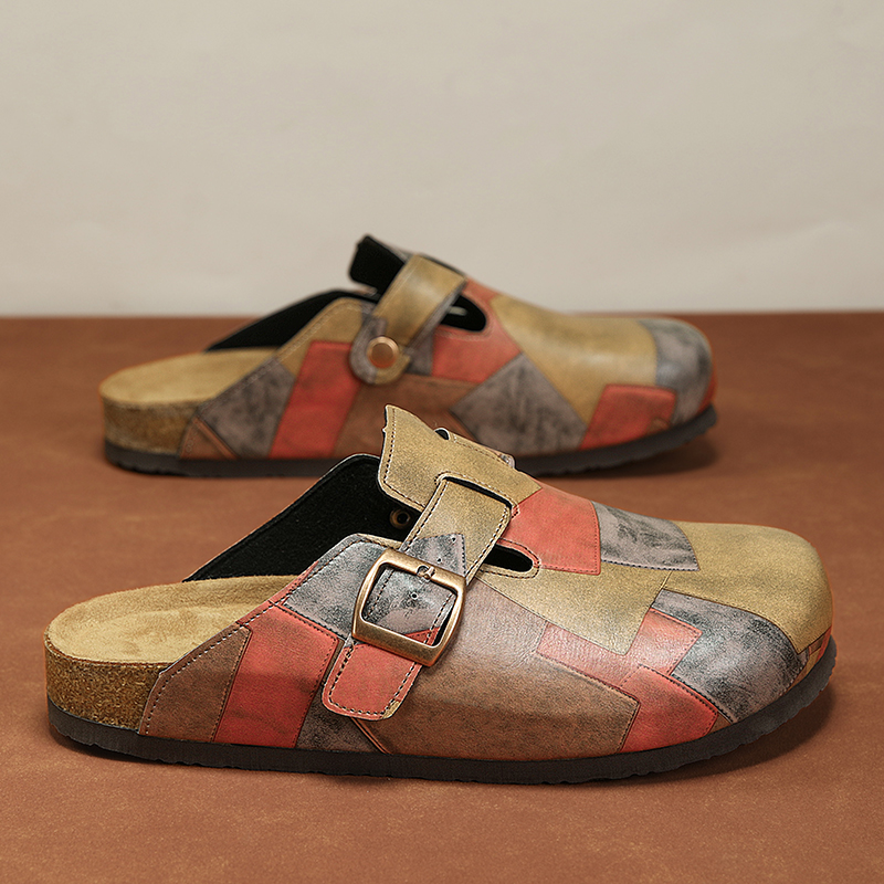 유니섹스 코르크 클로즈드 토 슬리퍼 슬립온 클로그 슬라 - Men Shoes On Sale 리뷰 및 가격