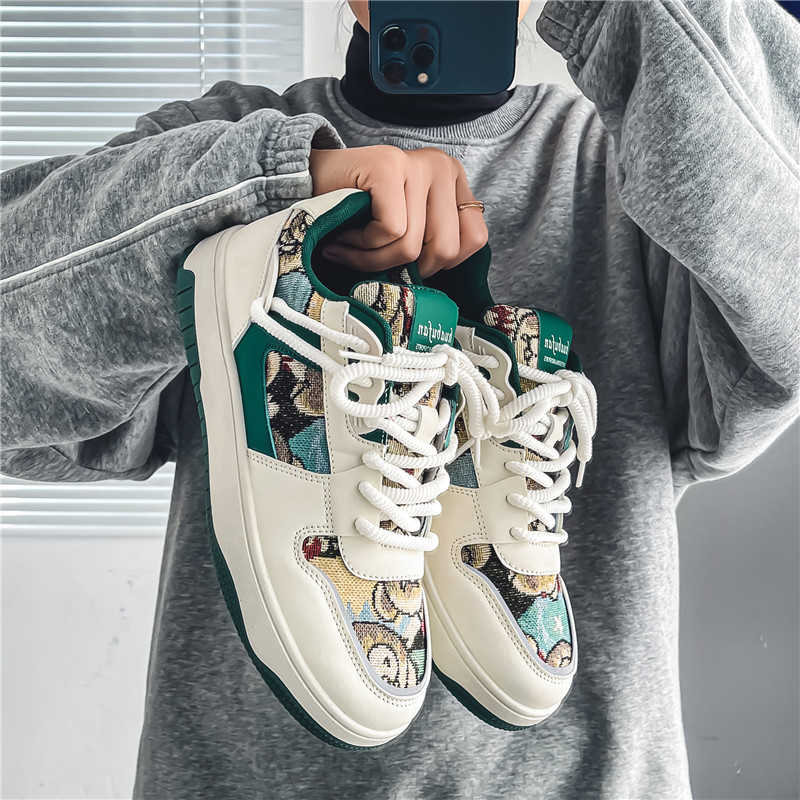 플랫폼 키높이 남성 스케이터 신발 우븐 러닝화 남성 스 - Men Shoes Brands 리뷰 및 가격