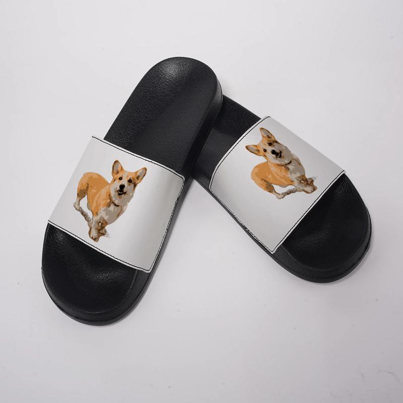여성용 남성용 홈 슬리퍼, 크래프트 도그 일러스트레이션 - Men Shoes Illustration 리뷰 및 가격