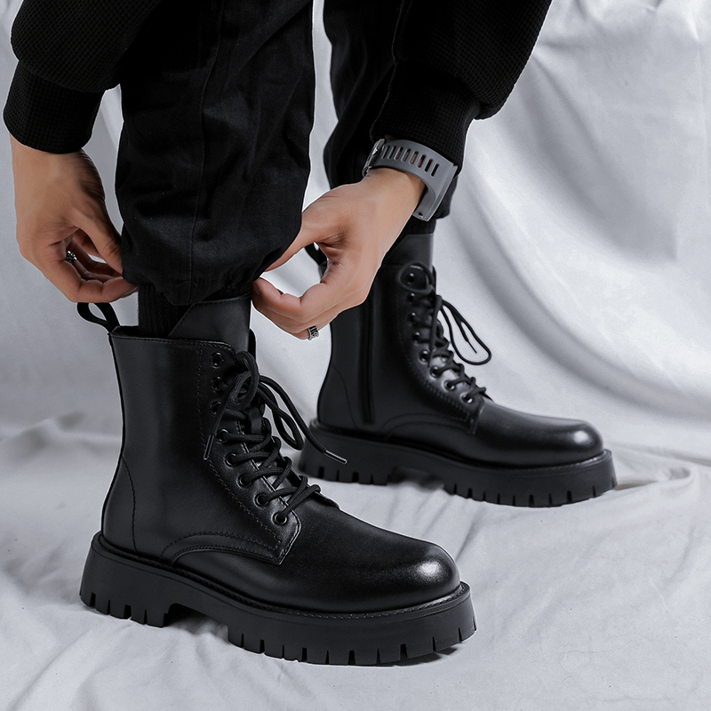 남성 럭셔리 패션 정품 가죽 부츠 블랙 화이트 브랜드  - Men Shoes Brands 리뷰 및 가격