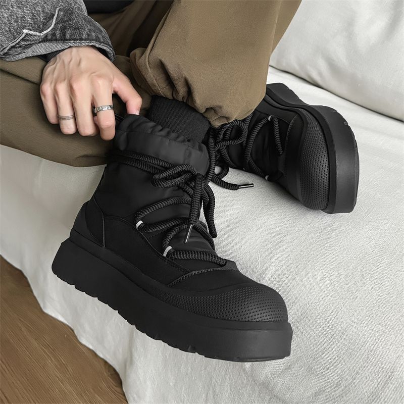 디자이너 신상 남성용 스노우 부츠 겨울용 하이탑 앵클  - Men'S Shoes Dress Casual 리뷰 및 가격