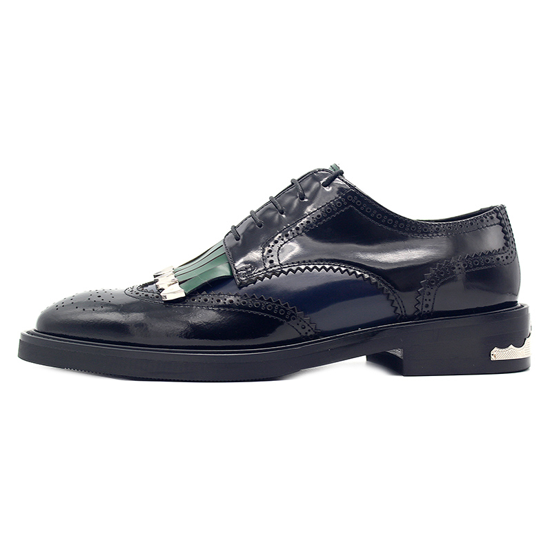 블랙 정품 가죽 윙팁 브로그 옥스포드 슈즈 레이스업 태 - Oxford Brogue Leather 리뷰 및 가격
