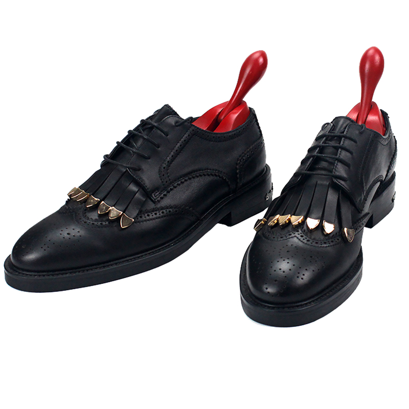 블랙 정품 가죽 윙팁 브로그 옥스포드 슈즈 레이스업 태 - Oxford Brogue Leather 리뷰 및 가격