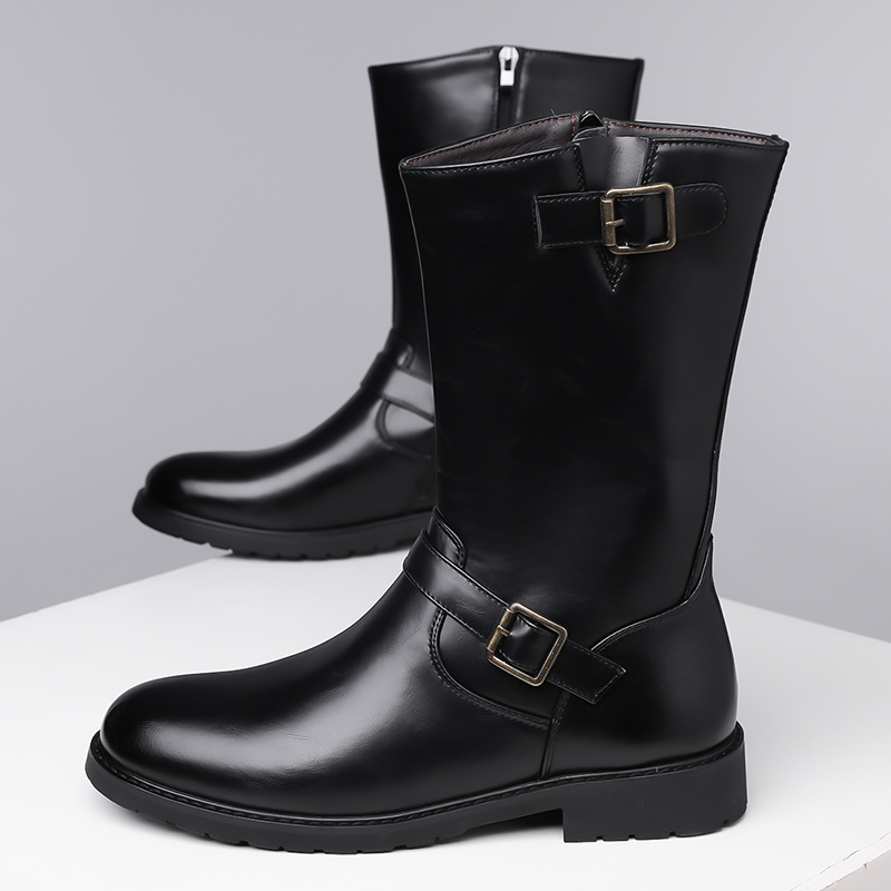 남성 패션 하이탑 부츠 스테이지 나이트 부츠 브랜드 디 - Men Shoes Brands 리뷰 및 가격