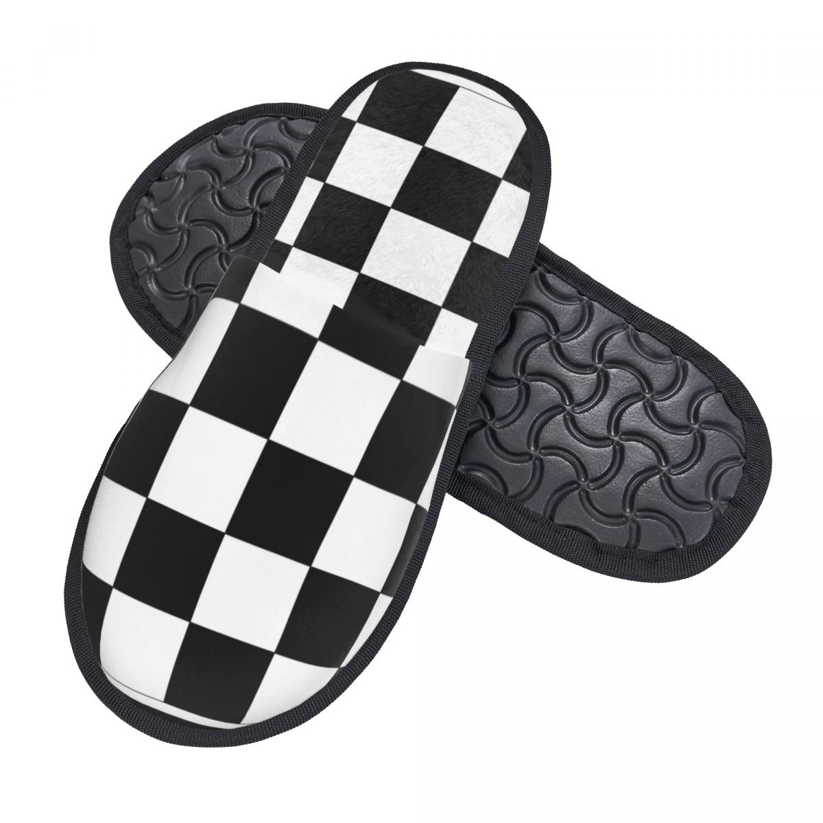 겨울 여성 남성 미끄럼 방지 플랫 슬리퍼 체스판 그림  - Men Shoes Illustration 리뷰 및 가격