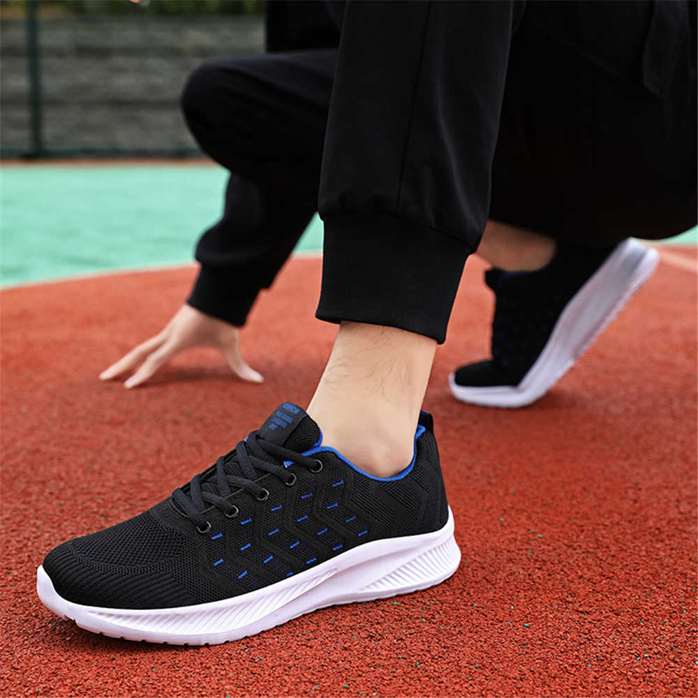 블랙 매쉬 캐주얼 스니커즈 남성용 우븐 남성용 봄 신발 - Men Shoes Brands 리뷰 및 가격