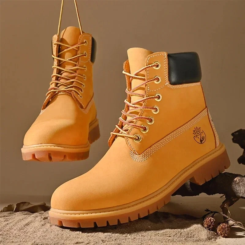 남성용 하이탑 부츠 고품질 여성 가죽 신발 패션 아웃도 - Men'S Shoes With Support 리뷰 및 가격