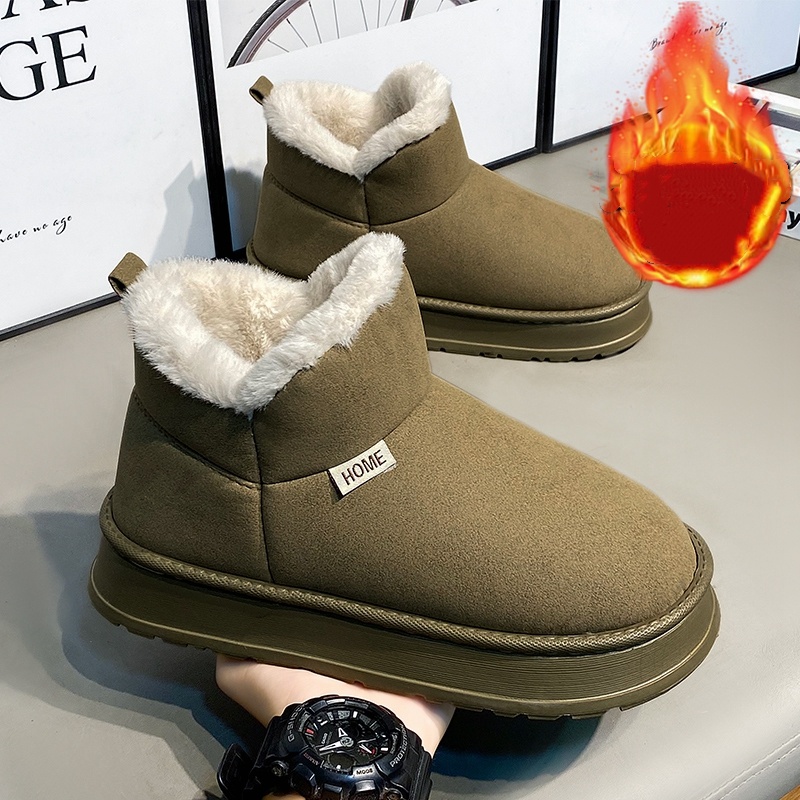 인기 있는 가을 및 겨울용 플리스 안감 따뜻한 커플 스 - Men'S Shoes Popular 리뷰 및 가격