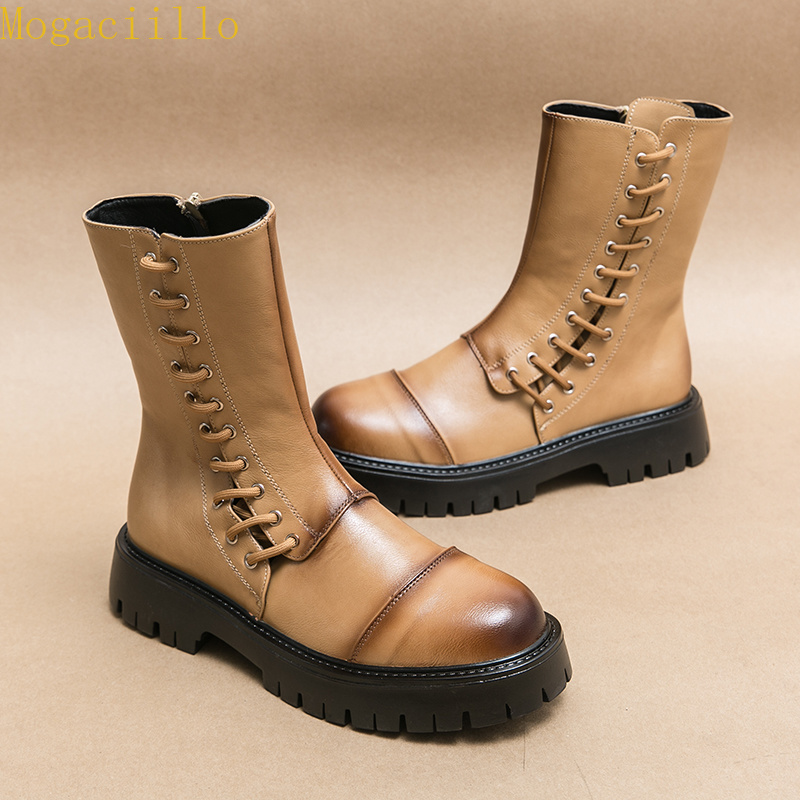 트렌디 브랜드 남성 작업복 가죽 부츠 44 45 나이트 - Men Shoes Brands 리뷰 및 가격
